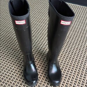 Hunter Classic Black Tall Waterproof Boots